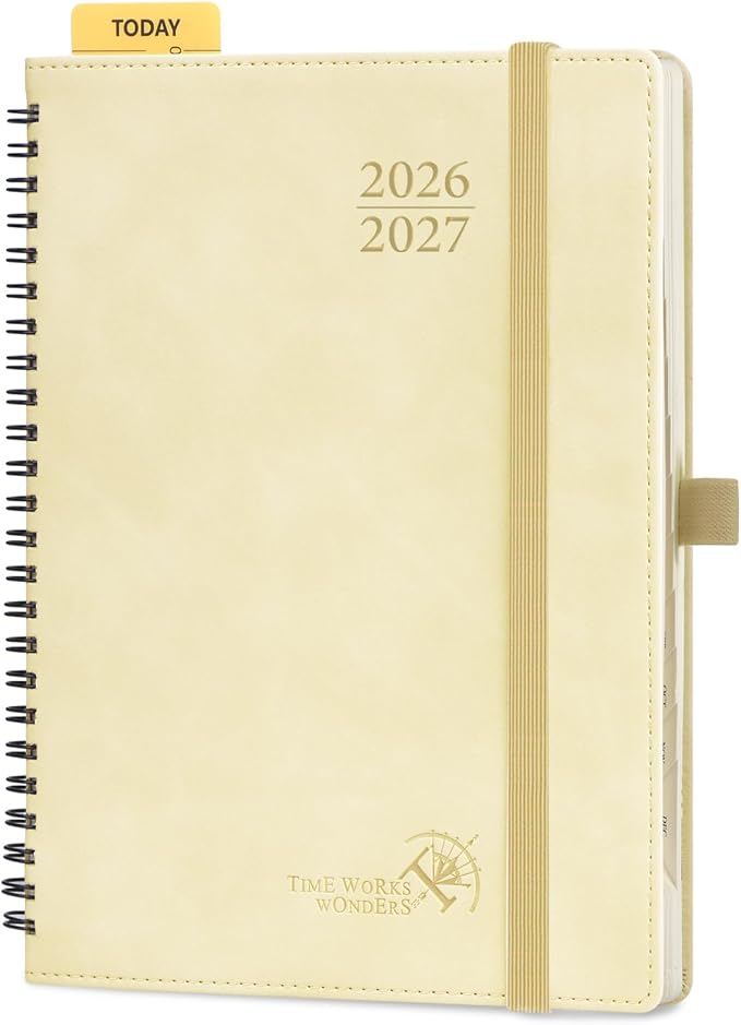 POPRUN Weekly Planner 2026-2027, 6.5" x 8.5", Academic Weekly and Monthly by POPRUN
