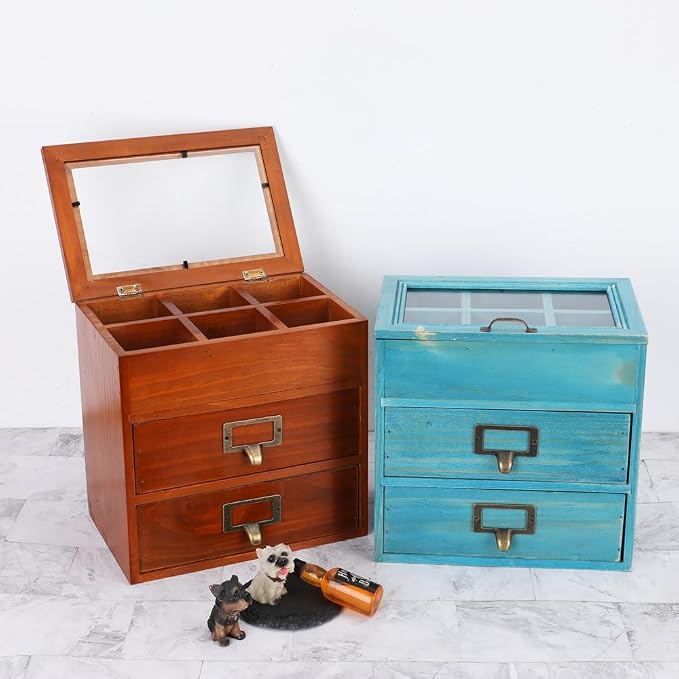 Wooden Storage Box Desk Organizer - Image 7