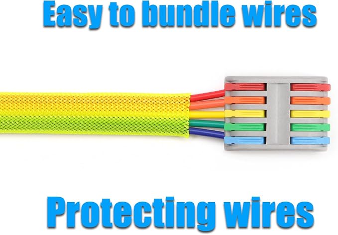 25ft PET Expandable Braided Cable Sleeve 3/8inch Pet Braided Cable Sleeve - Image 6