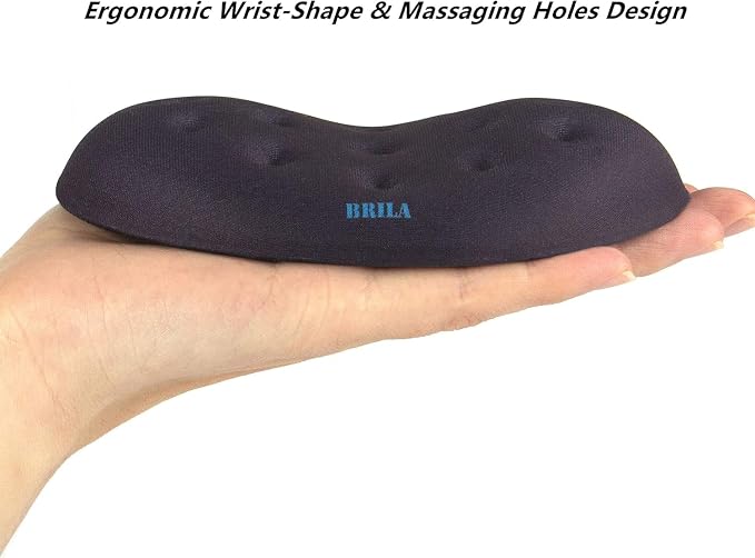 BRILA Ergonomic Memory Foam Mouse Wrist Rest Support Pad Cushion - Image 3