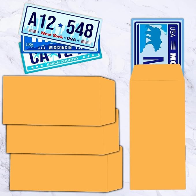 Plain License Plate Envelopes - Image 8