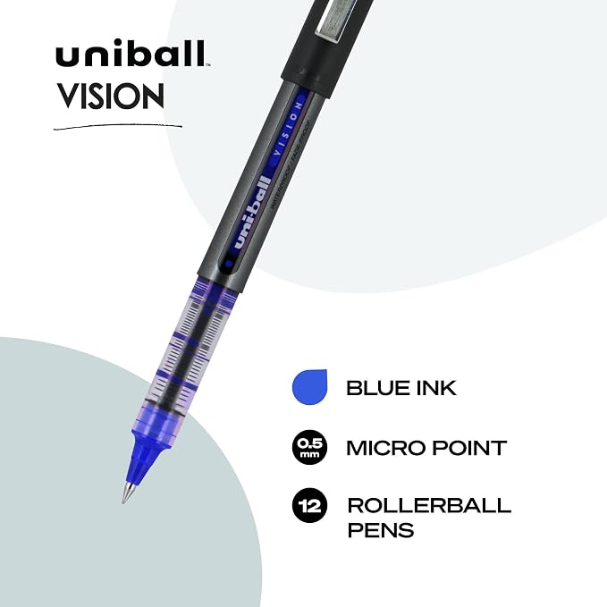 Uniball Vision Rollerball Pen - Image 2