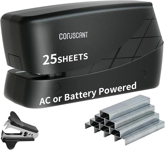 Coruscant Electric Stapler, Heavy Duty Desktop Stapler, Includes 2000 Staples by coruscant