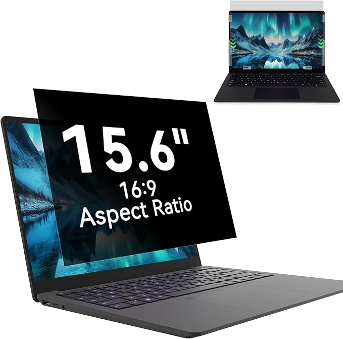 Laptop Privacy Screen 15.6 Inc for 16:9 Aspect Ratio Screen Protector, by MaoYeye