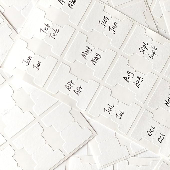 420 PCS White Writable Index Tabs, 35 Sheets Smudge-Free Thickened Paper Tape - Image 5