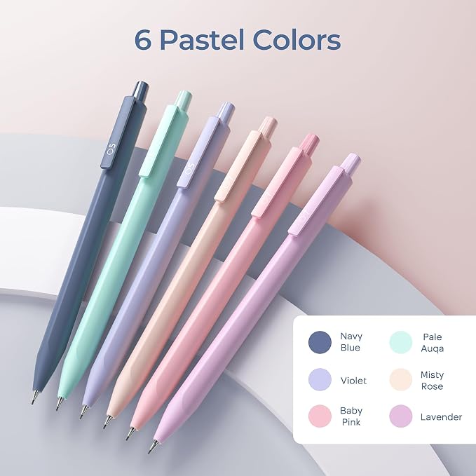 Nicpro Cute Mechanical Pencils Set, Erasers & Refills, Aesthetic School Supplies - Image 3