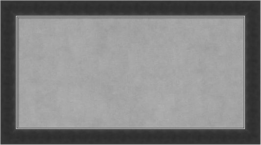 Amanti Art Black Framed Magnetic Board 15x27 Small Vision Board by AmantiArt
