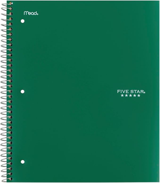 Five Star Spiral Notebook + Study App, 5 Subject, College Ruled Paper, 8-1/2" x - Image 10
