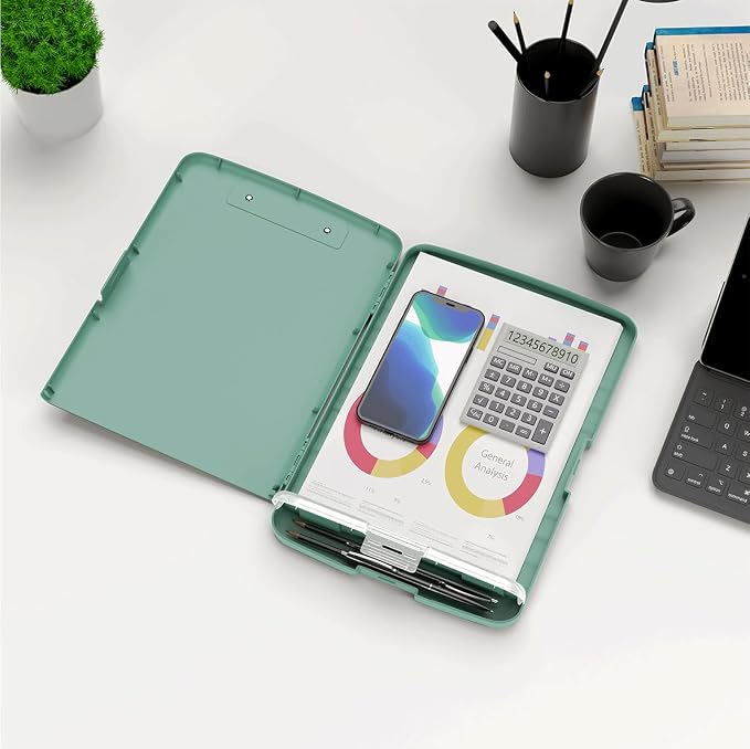 Hongri Clipboard with Storage with Pen Holder, Folder Nursing Clip Board 8.5 x - Image 6