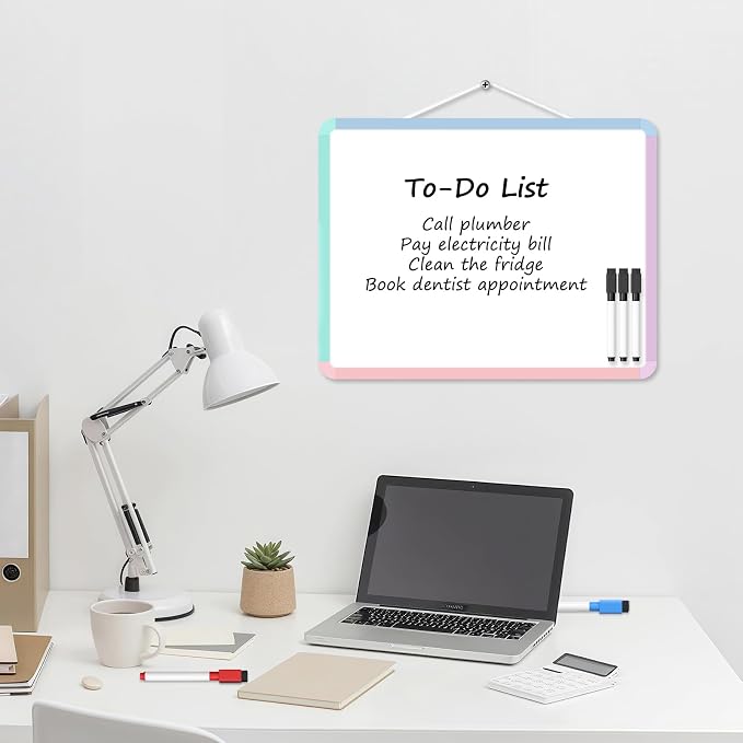 Small Wall White Board, Hanging Whiteboard - Image 9