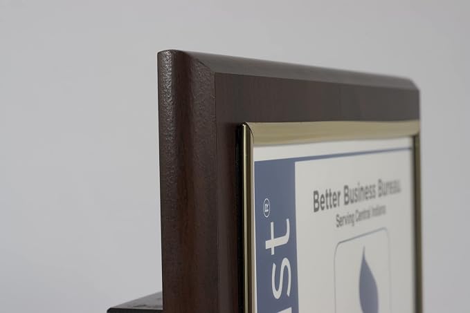 10.5 x 13" Certificate Display Plaque - Image 9