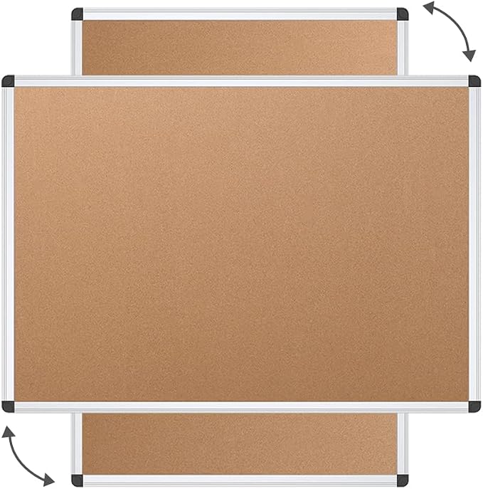 VIZ-PRO Cork Notice Board, 24 X 18 Inches, 3 Pack - Image 4