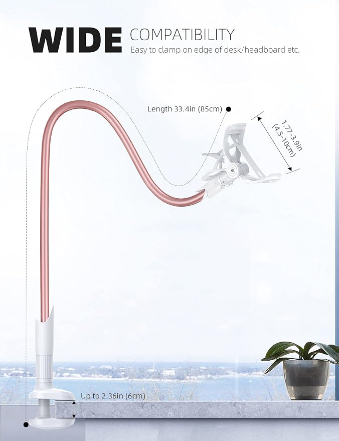 Lamicall Phone Holder Bed Gooseneck Mount - Image 5