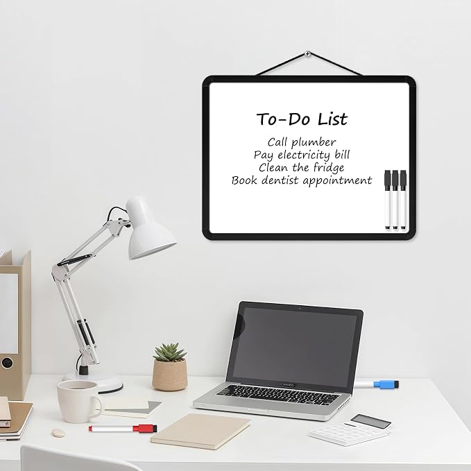 Small Wall White Board, Hanging Whiteboard - Image 9