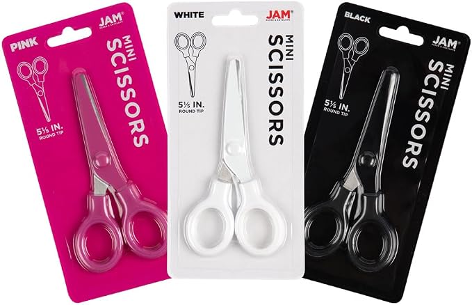 JAM PAPER Multi-Purpose Mini Scissors Set - Image 5