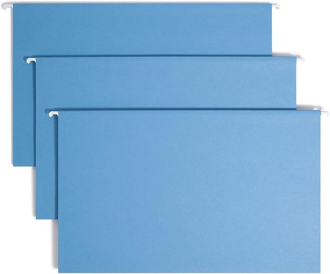 Smead Hanging File Folder with Tab, 1/5-Cut Adjustable Tab, Legal Size by SMEAD
