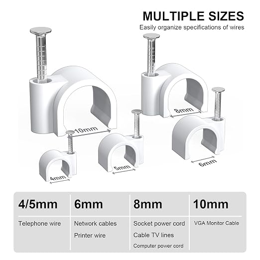 Jadaol Wide Design Cable Clips - Image 2