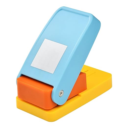 1 inch Square Punch Craft Lever Punch Handmade Paper Punch by Wsyhomie