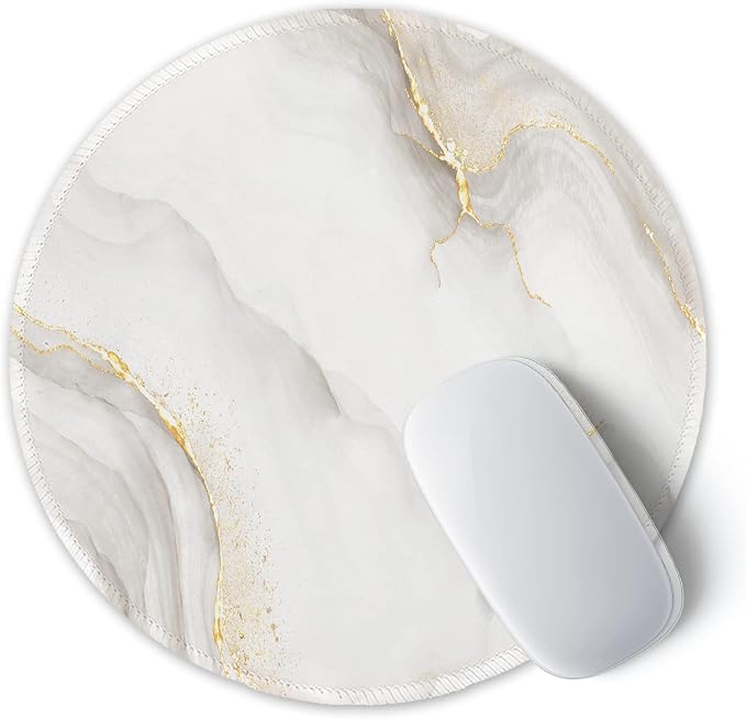 ITNRSIIET Round Mouse Pad with Stitched Edge Premium-Textured Waterproof - Image 2