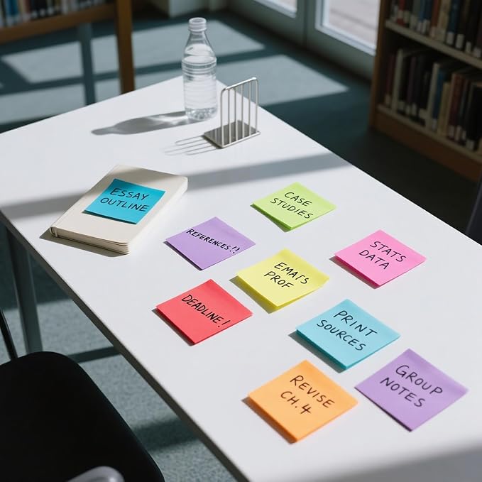 Stick Notes 3x3, Bright Color Stick Notes, 18 Pads, Super Sticky & Recyclable - Image 4