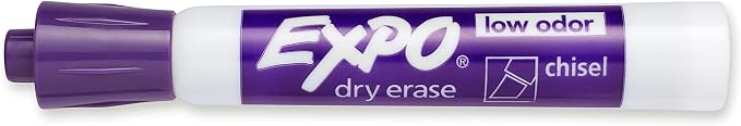 EXPO 80008 Low-Odor Dry Erase Markers, Chisel Tip - Image 3