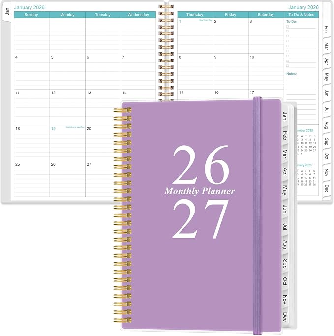 2026-2027 Monthly Planner by Heveboik