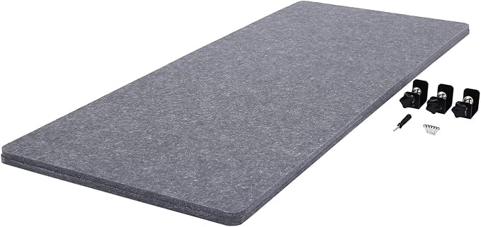 Clamp-on 60" x 24" Desk Divider Privacy Panel - Image 9