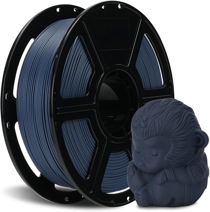 FLASHFORGE Carbon Fiber PLA Filament 1.75mm, Carbon Fiber Reinforced PLA 3D Printer Filament, 1KG Spool Dimensional Accuracy +/- 0.02mm, High Strength & High Abrasion-Resistance (Sailor Blue)-DeskLoop Office