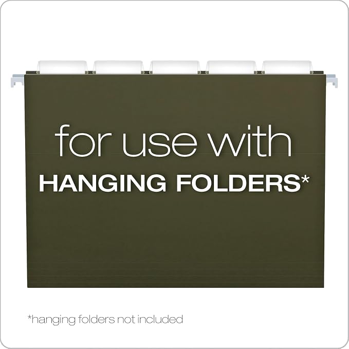 Pendaflex Hanging File Folder Tabs, 100 Sets of File Folder Labels - Image 5