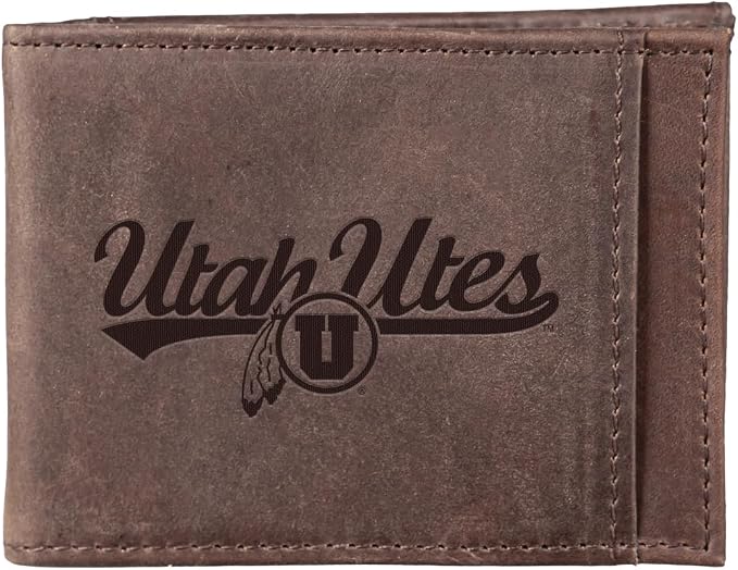 Team Sports America NCAA University of Utah Front Pocket Slim Wallet by TeamSportsAmerica