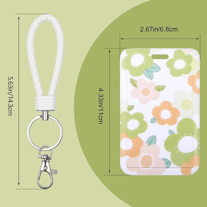 ID Card Badge Holder Key Chain - Image 2