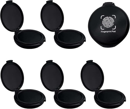 Fingerprint Ink Pad 5 Pack Thumbprint Ink Pad by Keepsweat