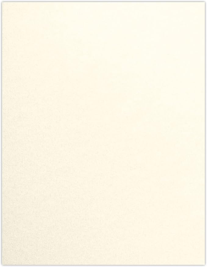 LUXPaper 8.5" x 11" Cardstock | Letter Size | Champagne Metallic | 105lb. Cover by LUXPaper