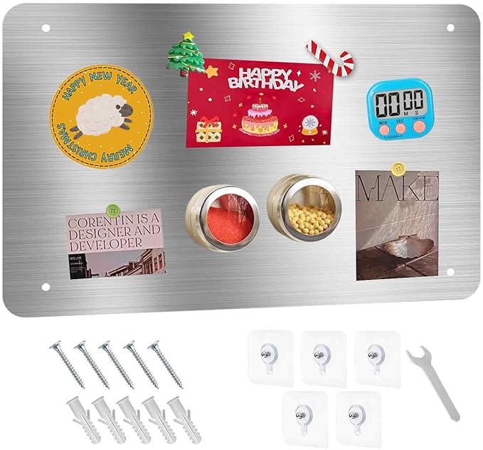 Magnetic Board 17.5" X 11.7" Magnet Board by HAOIVE