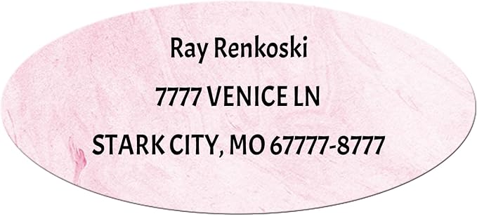 Made in USA Custom Return Address Stickers Labels Customized Mailing Label by HOOKAH+SUN