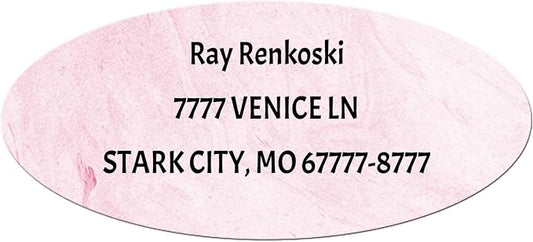 Made in USA Custom Return Address Stickers Labels Customized Mailing Label by HOOKAH+SUN