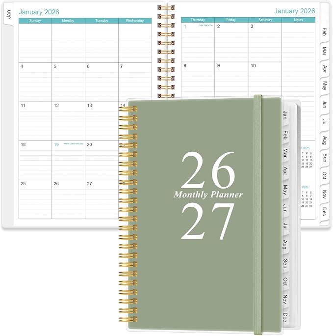 2026-2027 Monthly Planner by Heveboik