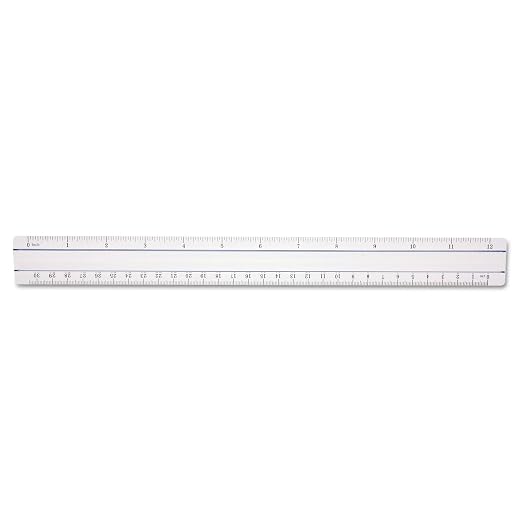 Westcott 15571 Clear Data Processing Magnifying Ruler, 12 Inch by Westcott