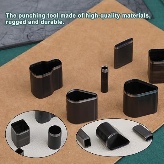 24 Style Hollow Punch Cutter Tool, One Hole Leather Cutting Tools - Image 3