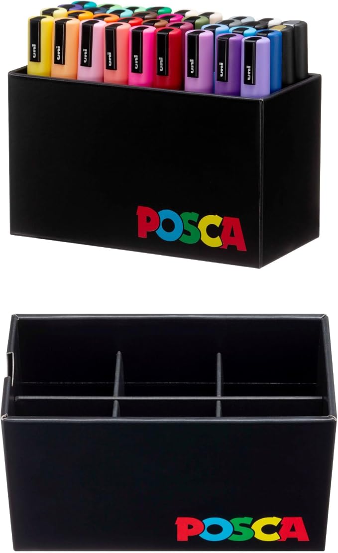POSCA PC-5M Water-Based Paint Markers, Medium Point, 36 Pack - Image 2