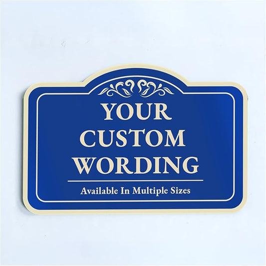 Custom Decorative Outdoor Metal Sign, Personalized Aluminum, Customized by SpeedyOrders