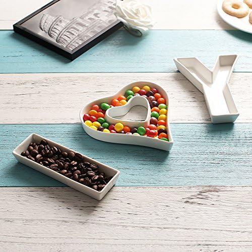 Coffeezone Heart Shape Small Candy Dish & Nuts Decorative Plates, Wedding Gift - Image 3