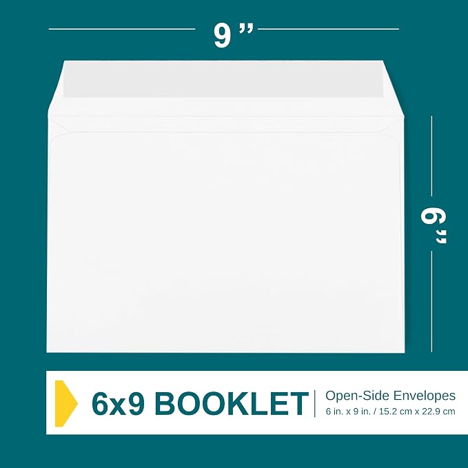 6x9 Booklet Envelopes - Image 3