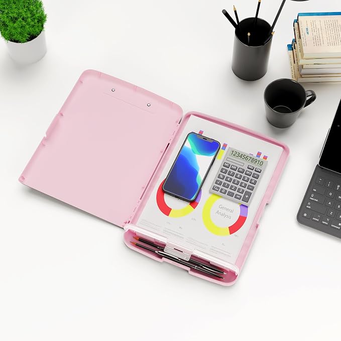 Hongri Clipboard with Storage with Pen Holder, Folder Nursing Clip Board 8.5 x - Image 6