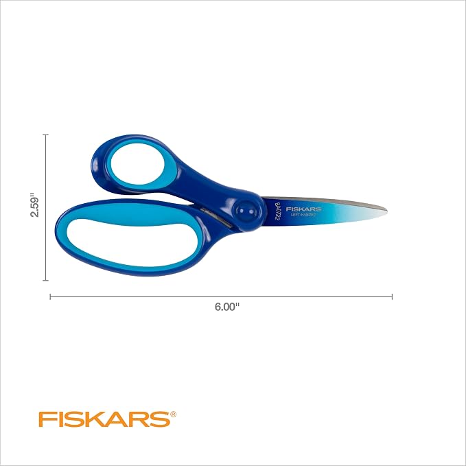Fiskars 6" Left-Handed Big Kids Scissors - Image 7