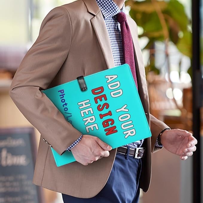 Professional Padfolio with Clipboard, Business Resume Portfolio Folder - Image 3