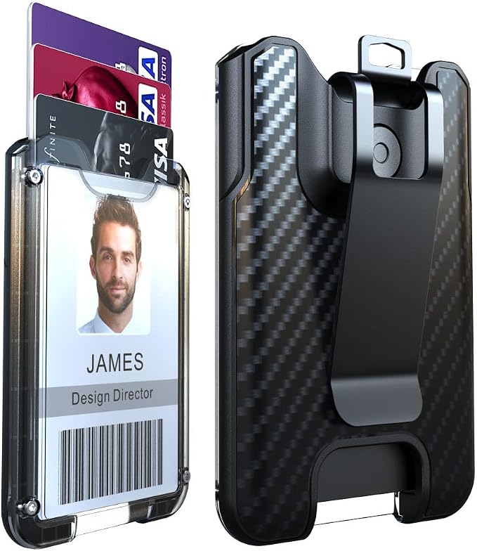 LIUGX Badge Holder, ID Card Holder by LIUGX