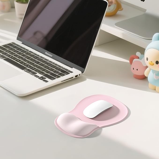 EooCoo Gel Wrist Rest Mouse Pad Ergonomic Middle Concave Design, Relieve Wrist - Image 7