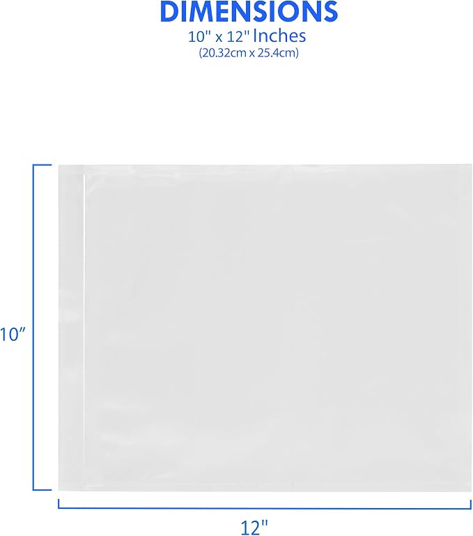 1000 Count 10" x 12" Shipping Label Envelopes, Top Loading - Image 3
