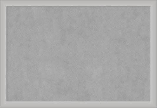 Amanti Art Silver Framed Magnetic Board 27x39 Large Vision Board by AmantiArt